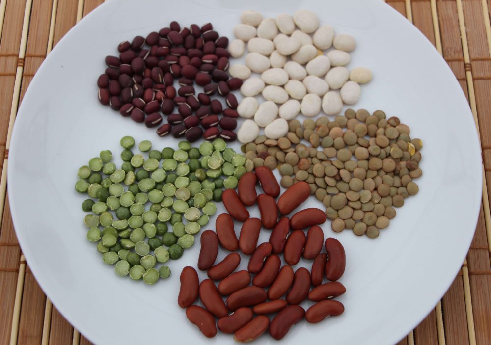 assiette de légumineuses