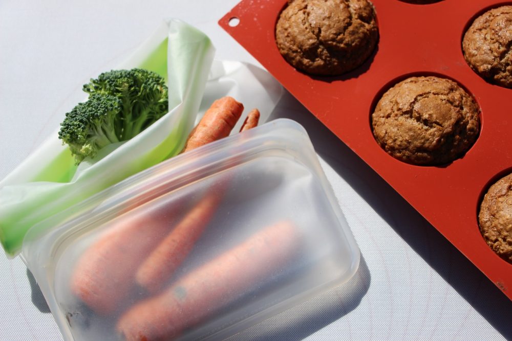 Sacs de transport et moule à muffins en silicone