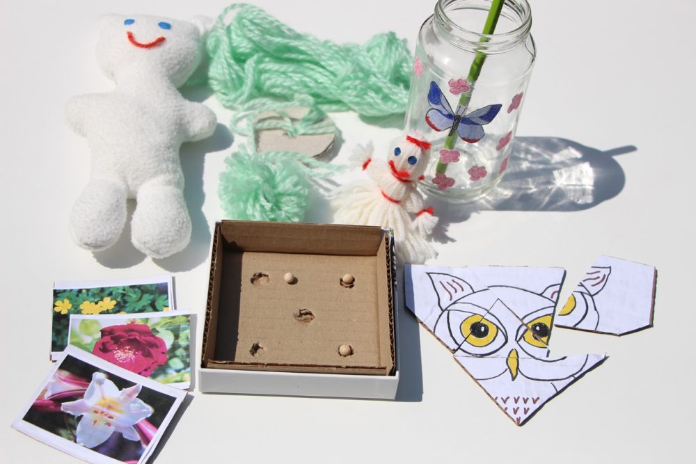 Ensemble de jeux bricolés pour enfants